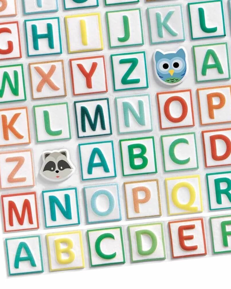 Gommettes 3D - Alphabet - Art & bricolage - Boutique LeoLudo - Djeco
