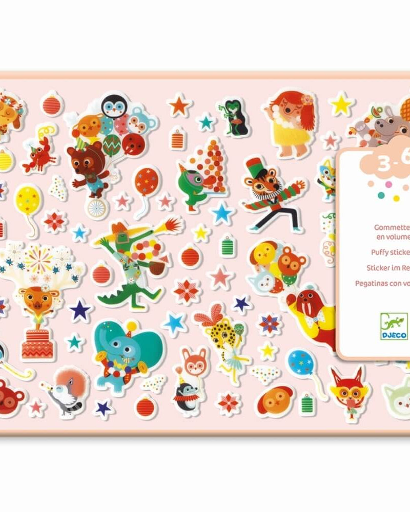 Gommettes 3D - La fête - Art & bricolage - Boutique LeoLudo - Djeco