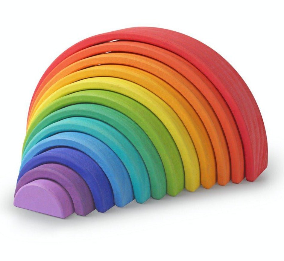 Grand arc - en - ciel à empiler - Jouets à trier & empiler - Boutique LeoLudo - Kinderfeets