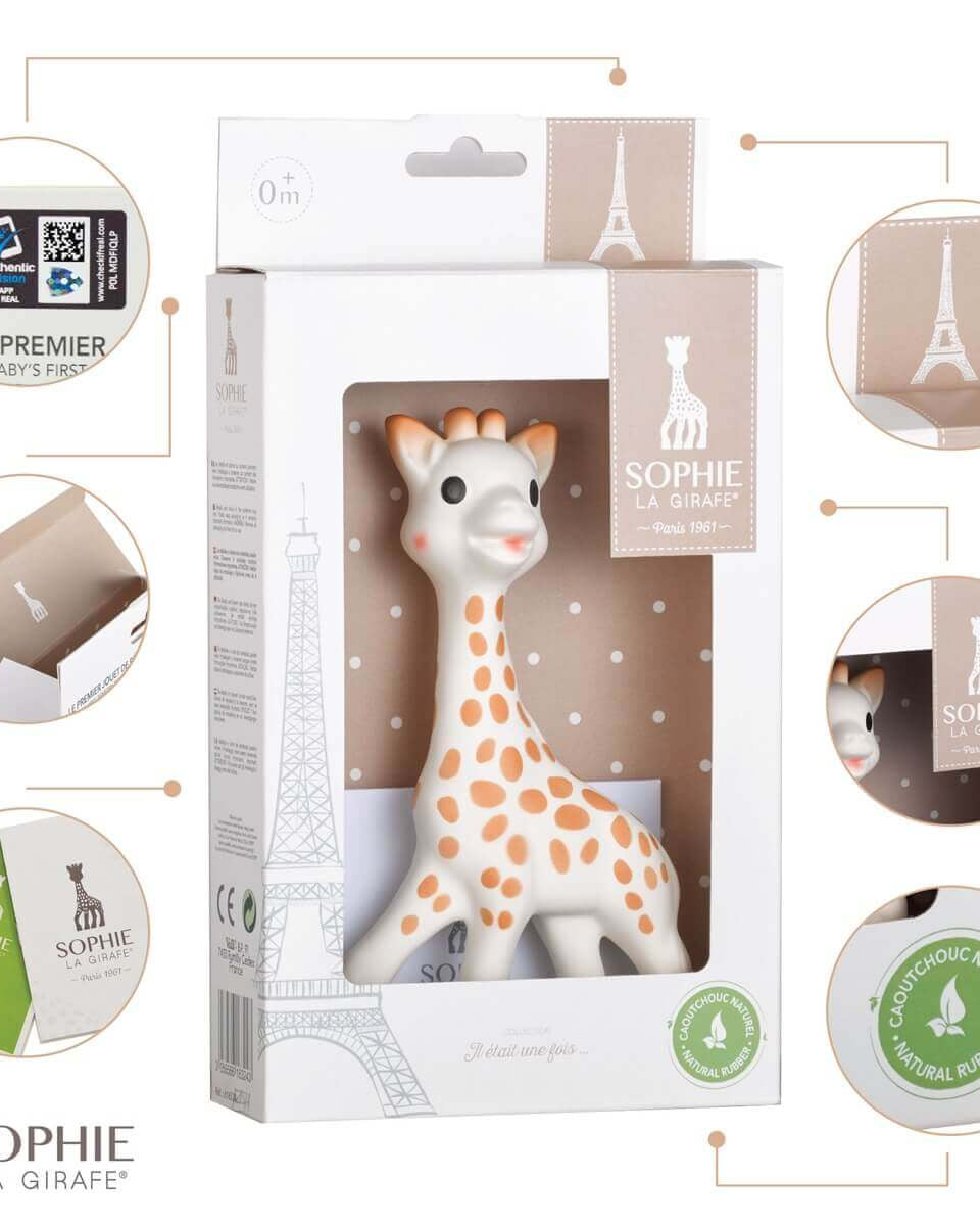 Hochet de dentition Sophie la girafe original - Jouets de dentition - Boutique LeoLudo - Sophie la girafe