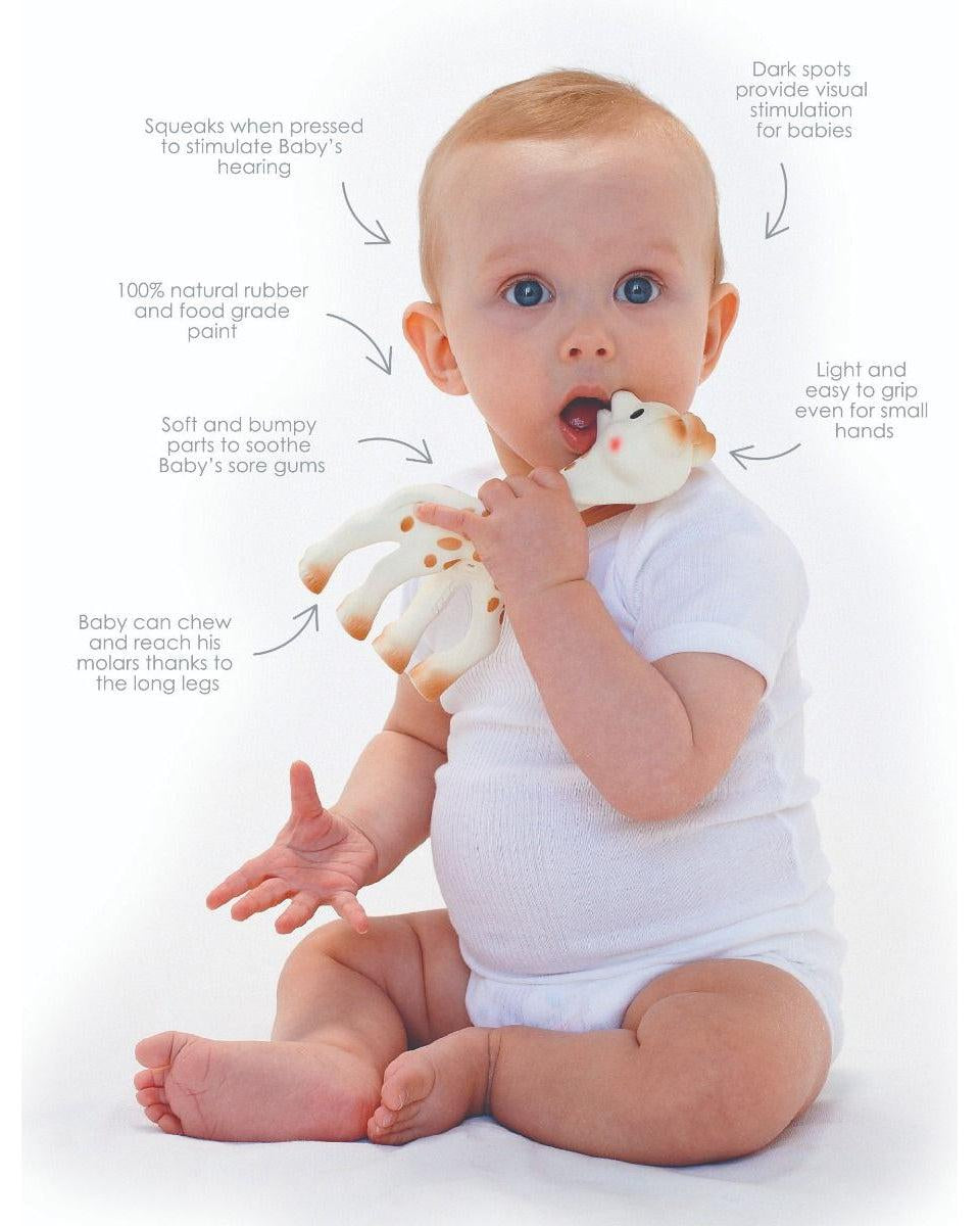 Hochet de dentition Sophie la girafe original - Jouets de dentition - Boutique LeoLudo - Sophie la girafe
