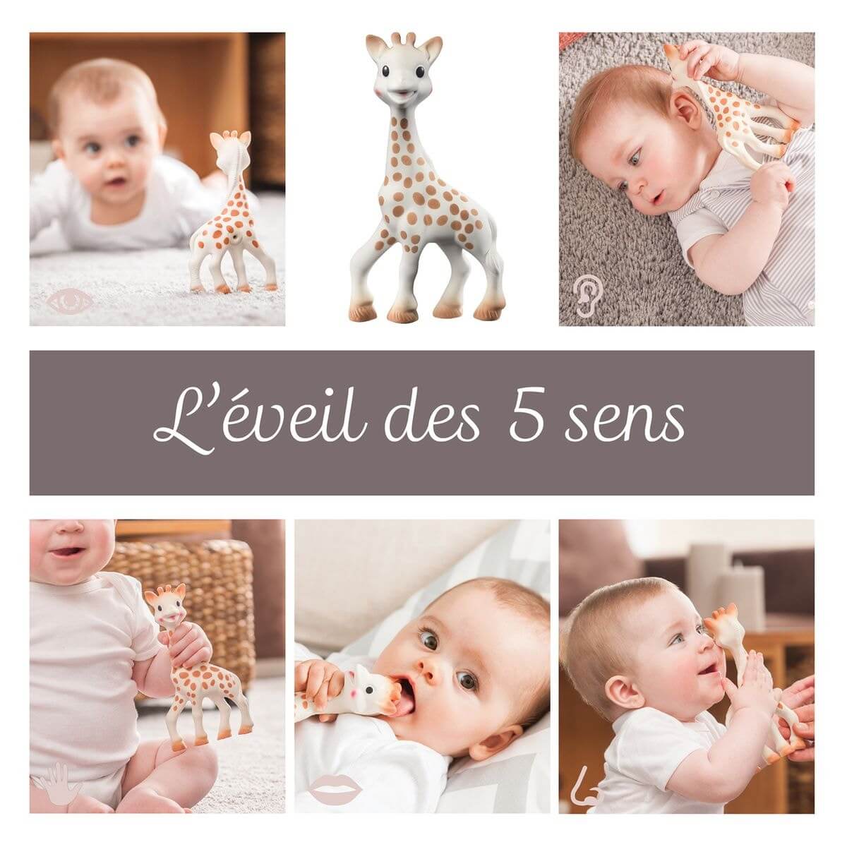 Hochet de dentition Sophie la girafe original - Jouets de dentition - Boutique LeoLudo - Sophie la girafe
