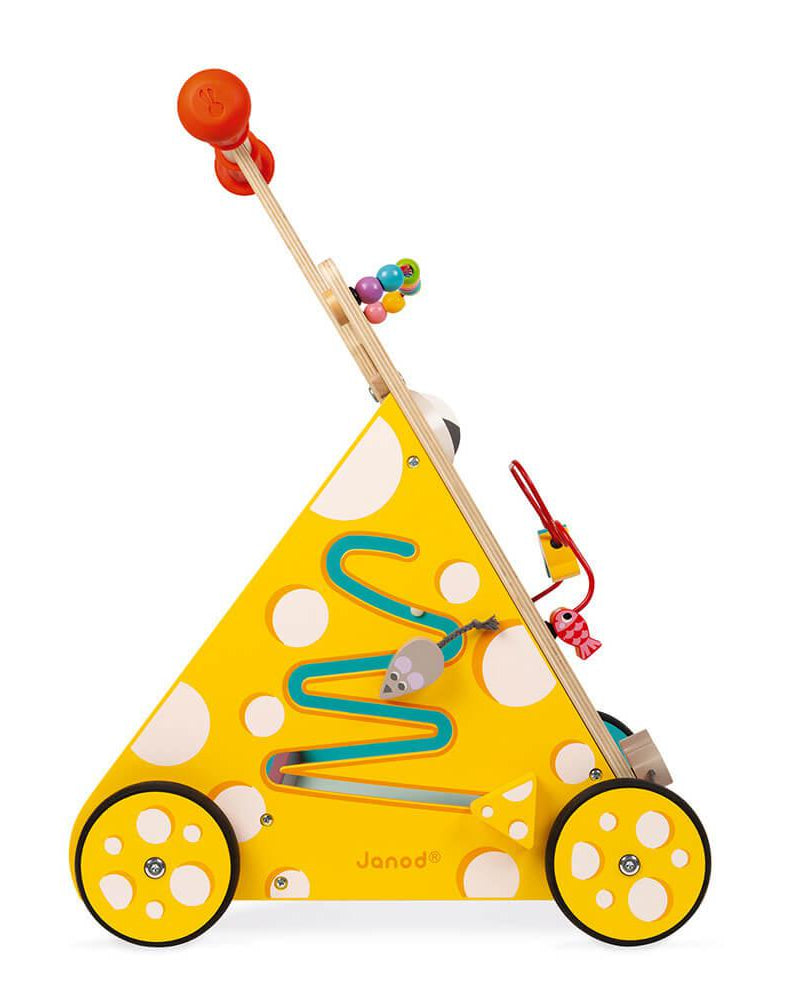 J'apprends à marcher - Chariot multi - activités Chat - Trotteurs - Boutique LeoLudo - Janod