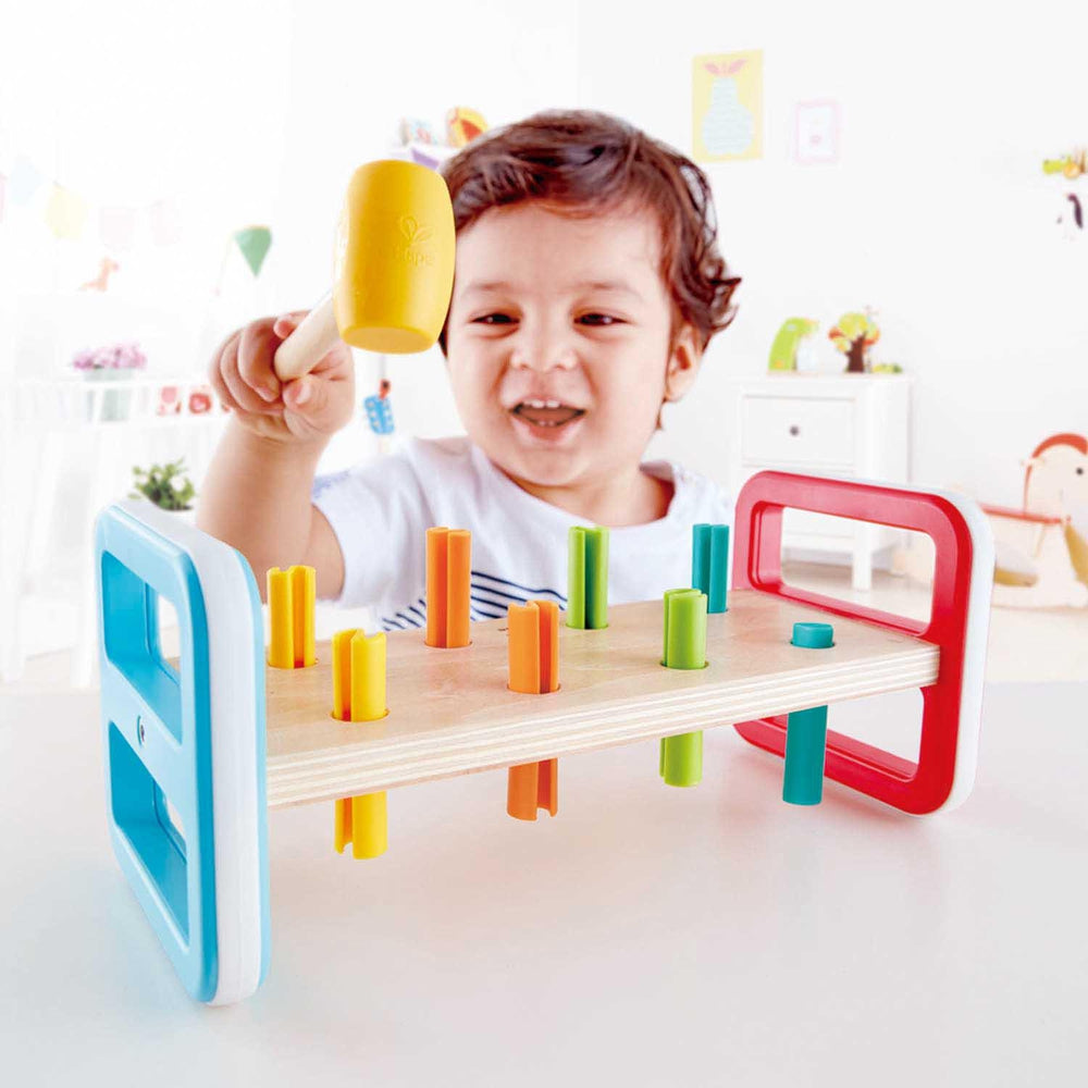 Jeu arc-en-ciel à marteler-Hape-Boutique LeoLudo