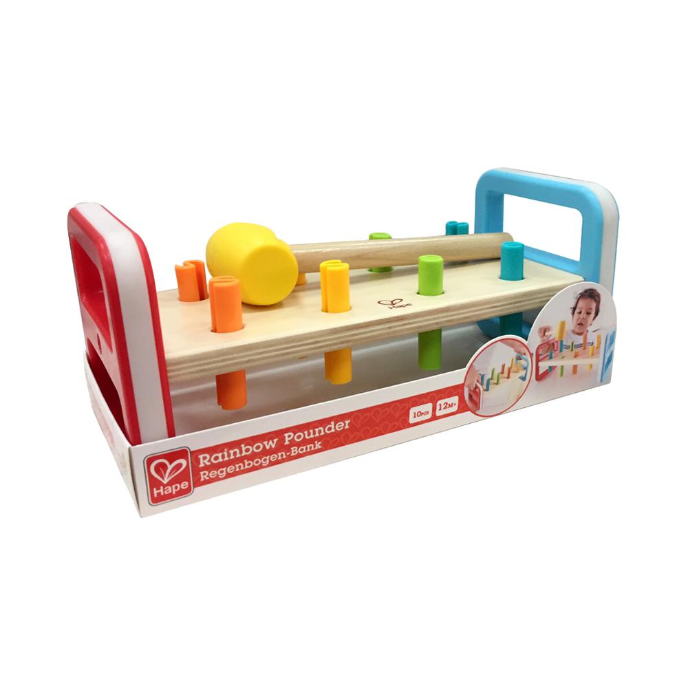 Jeu arc-en-ciel à marteler-Hape-Boutique LeoLudo