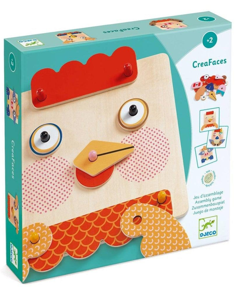 Jeu d'assemblage Creafaces - Jeux d'assemblage - Boutique LeoLudo - Djeco