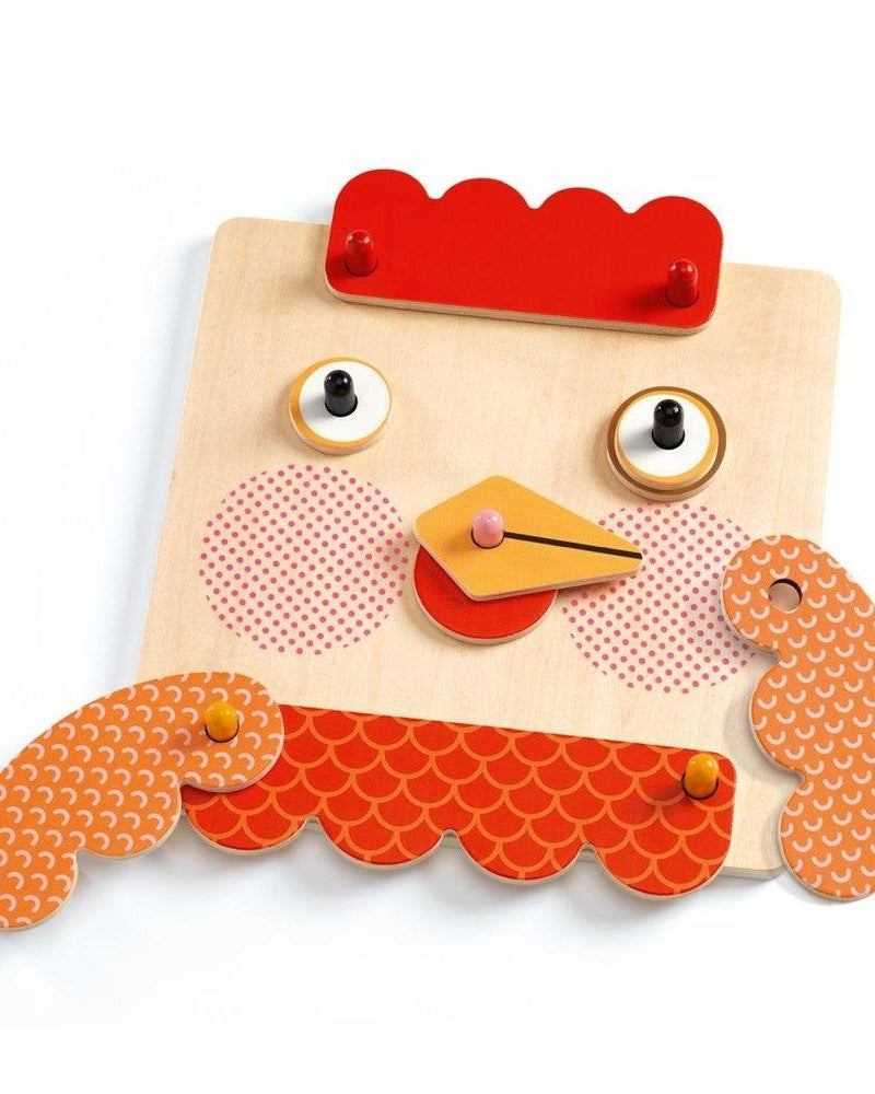 Jeu d'assemblage Creafaces - Jeux d'assemblage - Boutique LeoLudo - Djeco