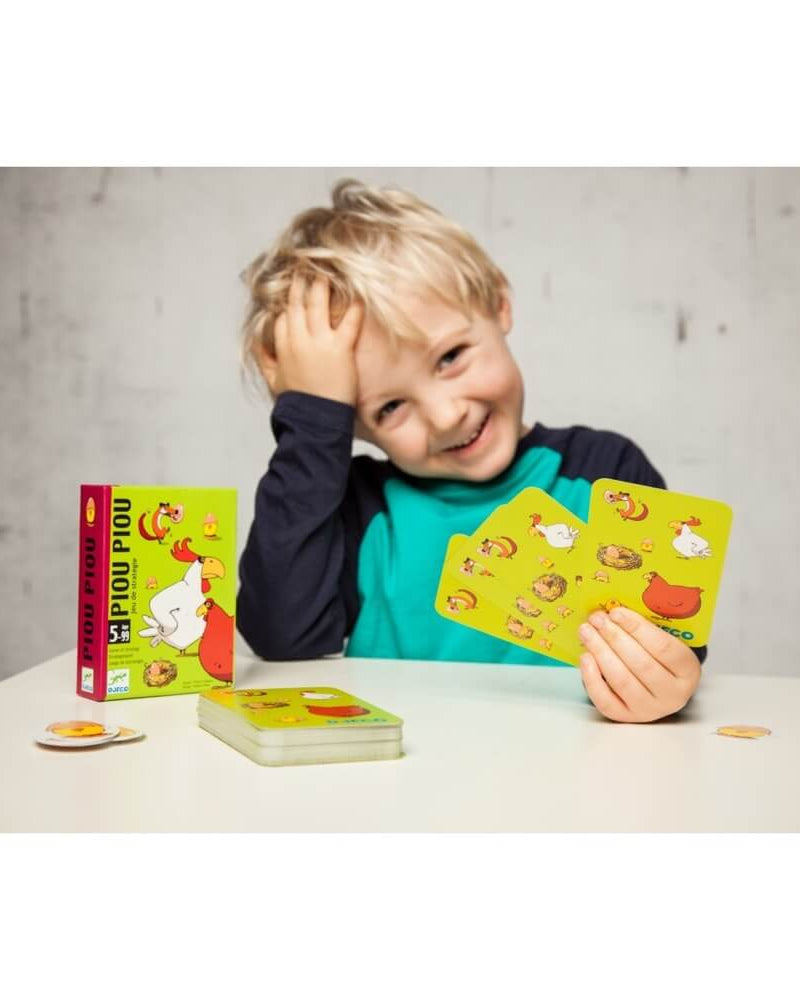 Jeu de cartes Piou Piou - Jeux de société - Boutique LeoLudo - Djeco
