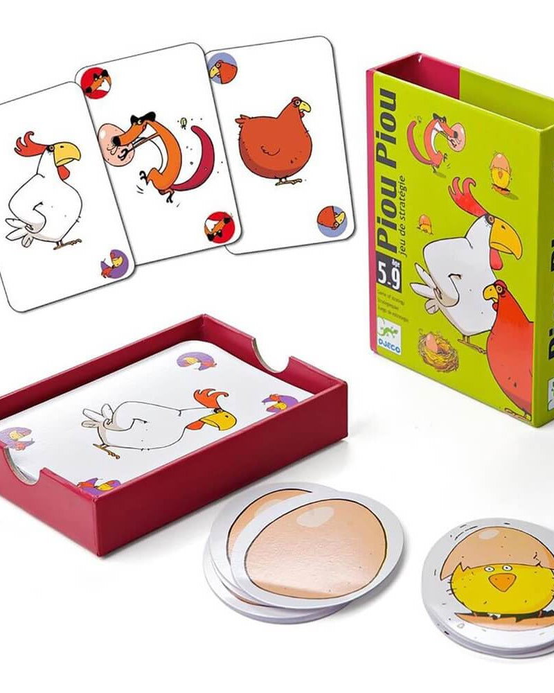 Jeu de cartes Piou Piou - Jeux de société - Boutique LeoLudo - Djeco
