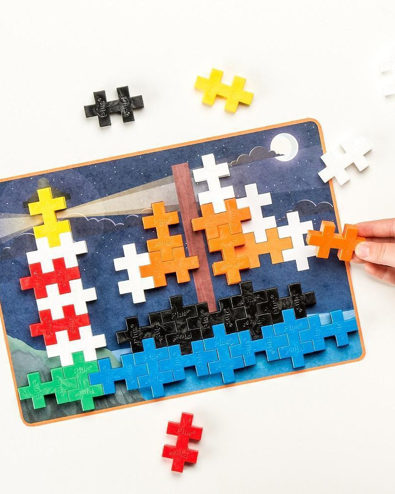 Jeu de construction - MIDI Basic Tangram (60 pcs) - Jeux de construction - Boutique LeoLudo - Plus - Plus
