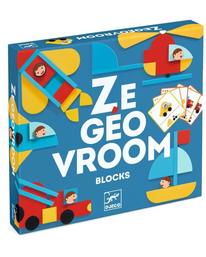 Jeu de construction Ze Géo Vroom - Jeux de construction - Boutique LeoLudo - Djeco