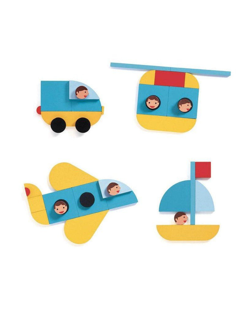 Jeu de construction Ze Géo Vroom - Jeux de construction - Boutique LeoLudo - Djeco