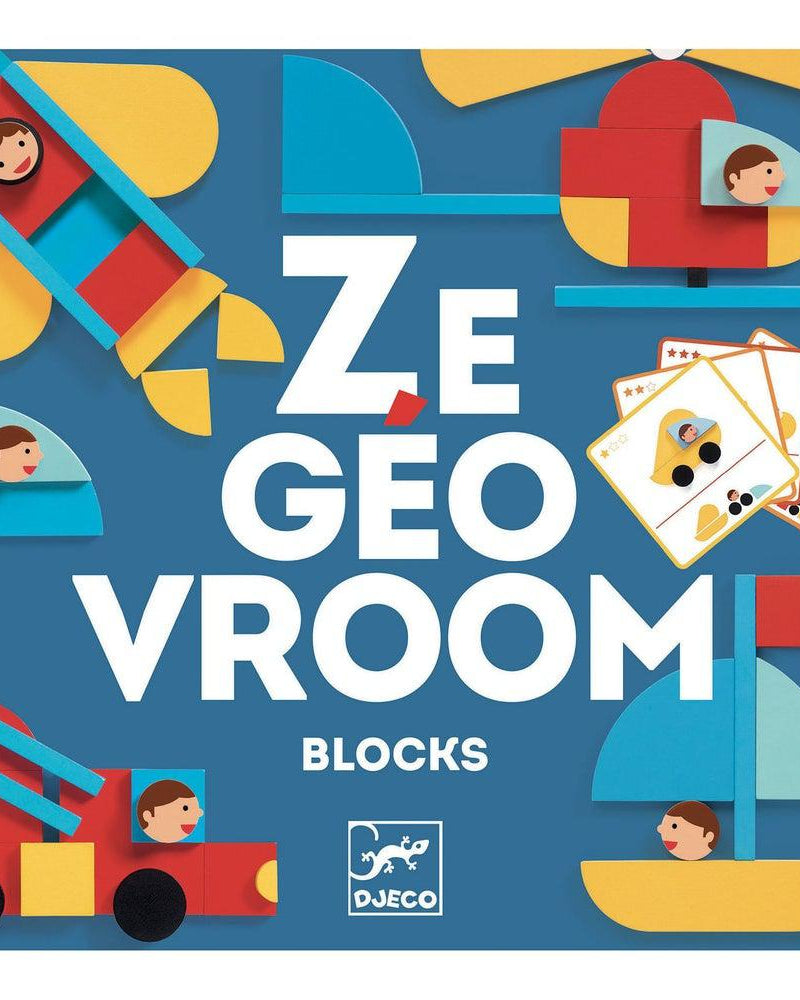 Jeu de construction Ze Géo Vroom - Jeux de construction - Boutique LeoLudo - Djeco