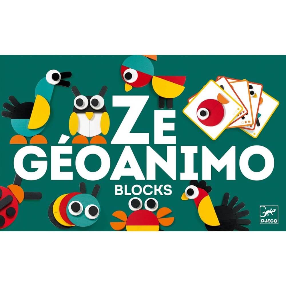 Jeu de construction Ze Géoanimo-Jeu d'assemblage-Djeco-Boutique LeoLudo