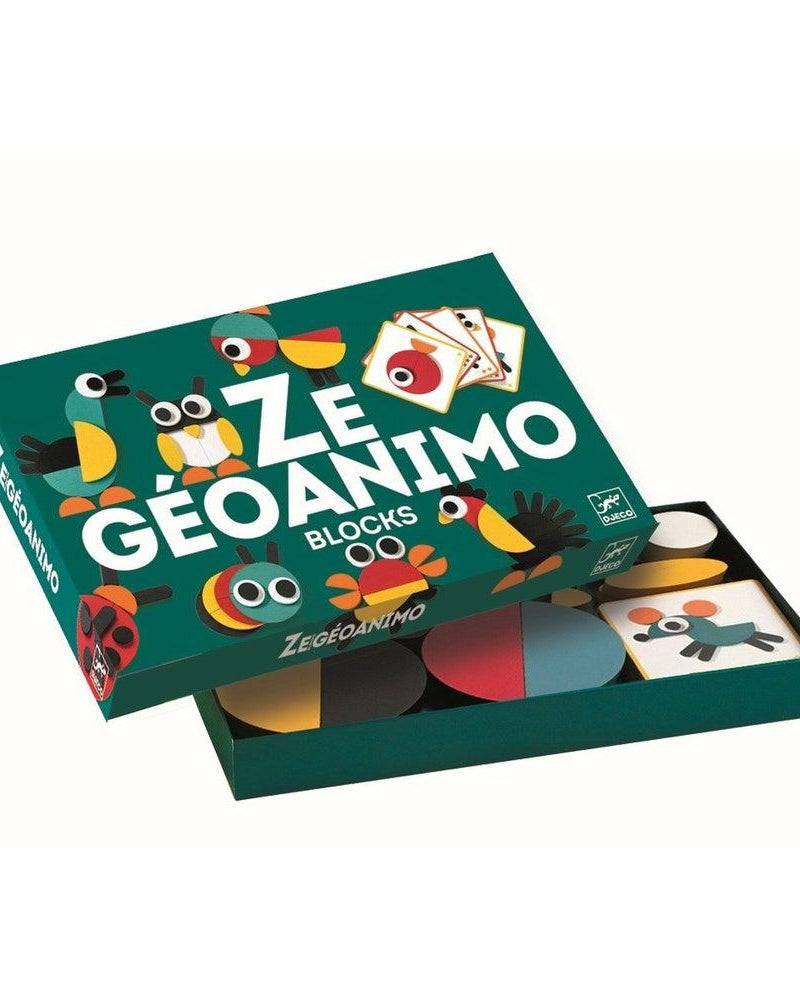 Jeu de construction Ze Géoanimo - Jeux d'assemblage - Boutique LeoLudo - Djeco