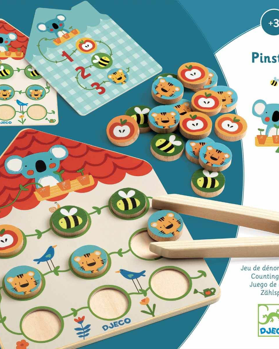 Jeu de dénombrement Pinstou - Jeux éducatifs - Boutique LeoLudo - Djeco