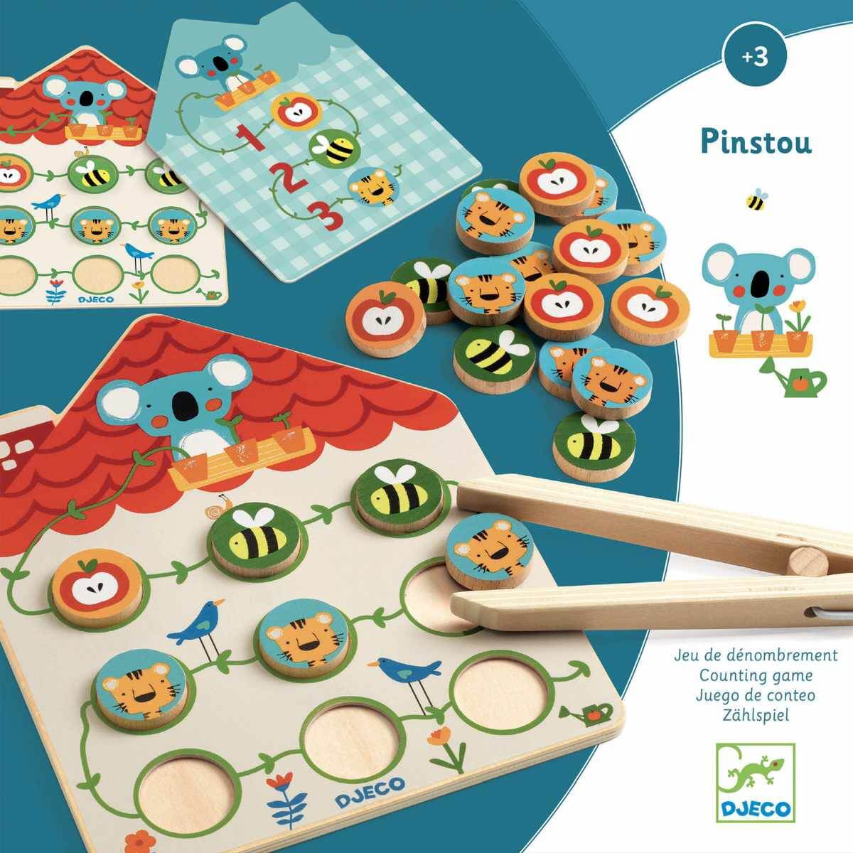Jeu de dénombrement Pinstou - Jeux éducatifs - Boutique LeoLudo - Djeco