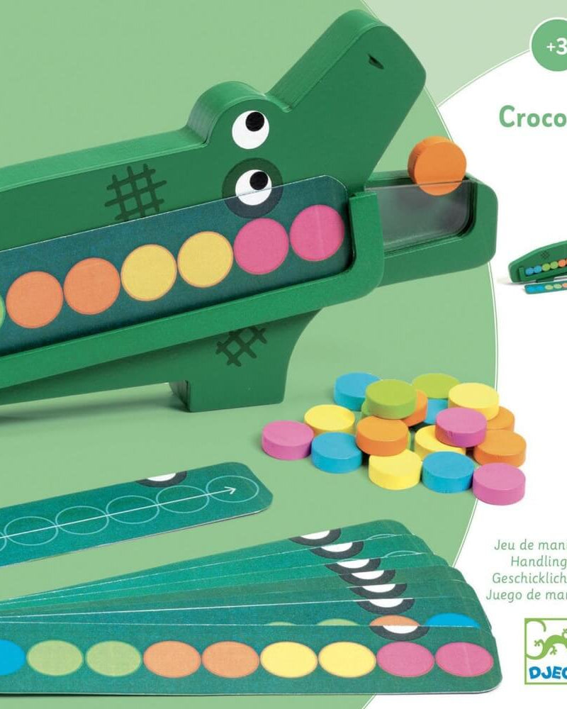 Jeu de manipulation Crococroc - Jeux éducatifs - Boutique LeoLudo - Djeco