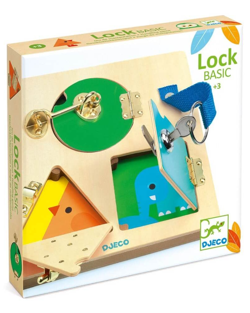 Jeu de manipulation LockBasic - Jeux de motricité fine - Boutique LeoLudo - Djeco