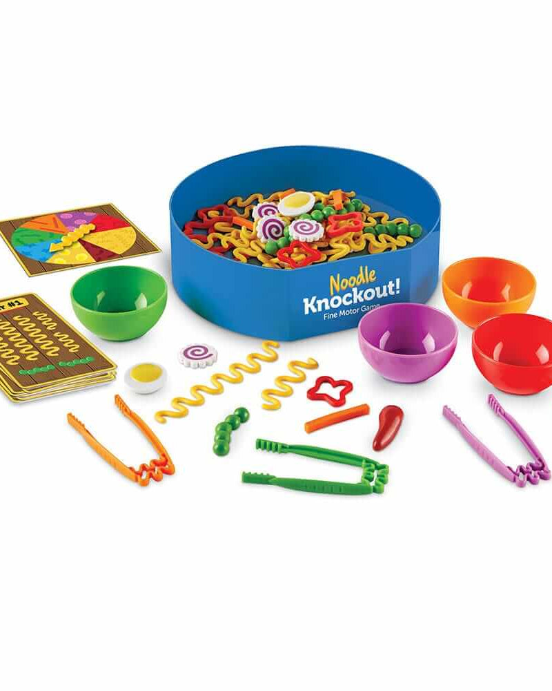 Jeu de motricité fine Ramen Noodle Knockout - Jeux de société - Boutique LeoLudo - Learning Resources