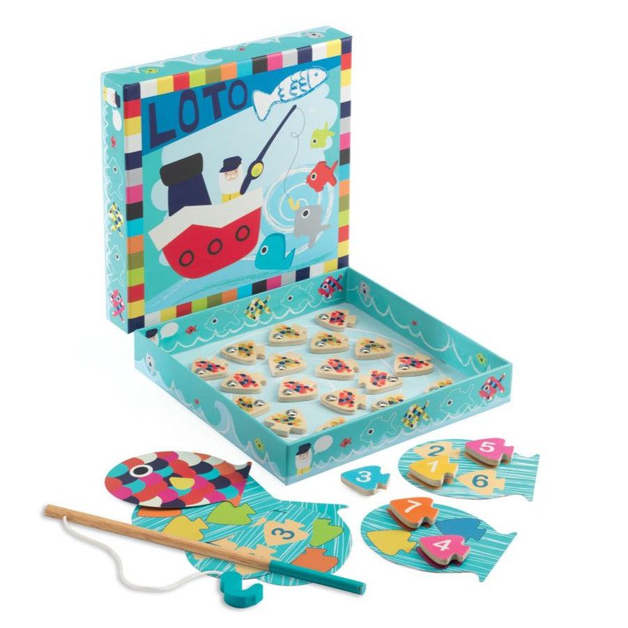 Jeu de pêche à la ligne Navy Loto -Jeux de société- Boutique LeoLudo-Djeco