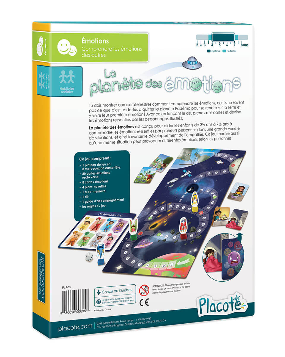 Jeu de société - La planète des émotions - Jeux de société - Boutique LeoLudo - Placote