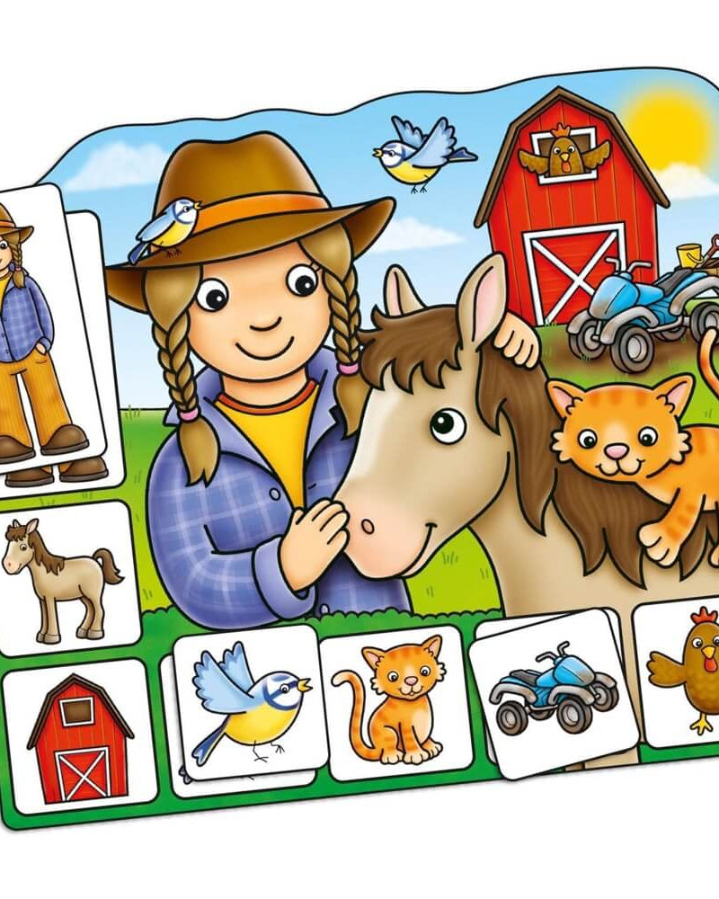 Jeu de société - Loto du fermier - Jeux de société - Boutique LeoLudo - Orchard Toys