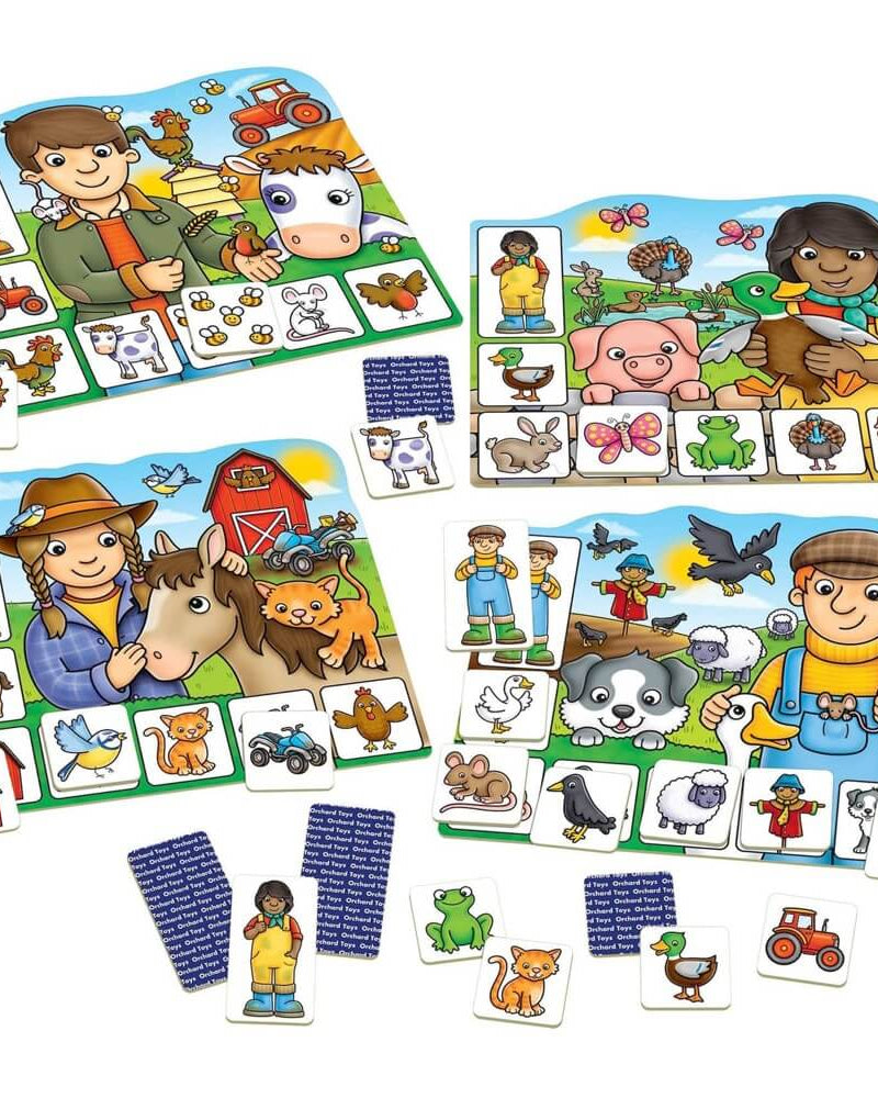 Jeu de société - Loto du fermier - Jeux de société - Boutique LeoLudo - Orchard Toys