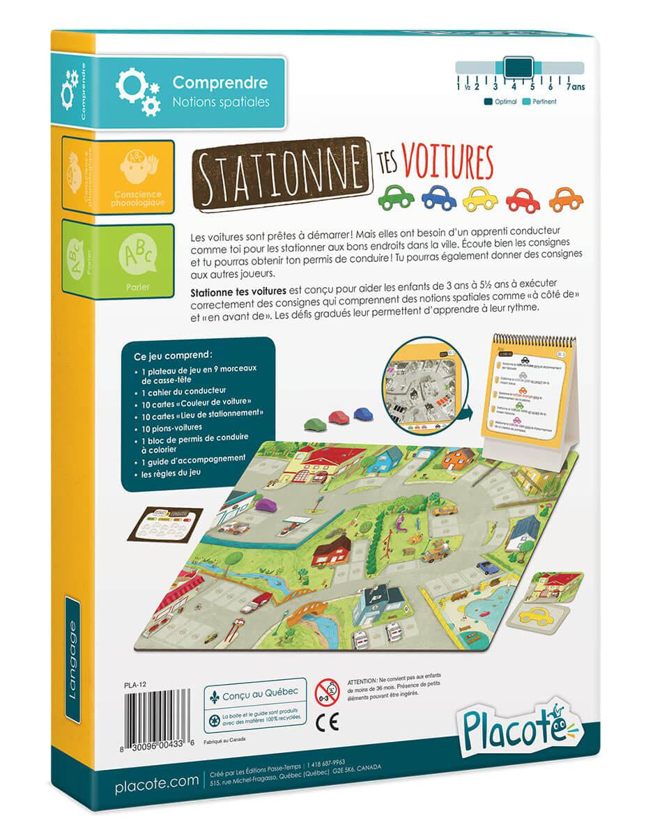 Jeu de société - Stationne tes voitures - Jeux de société - Boutique LeoLudo - Placote