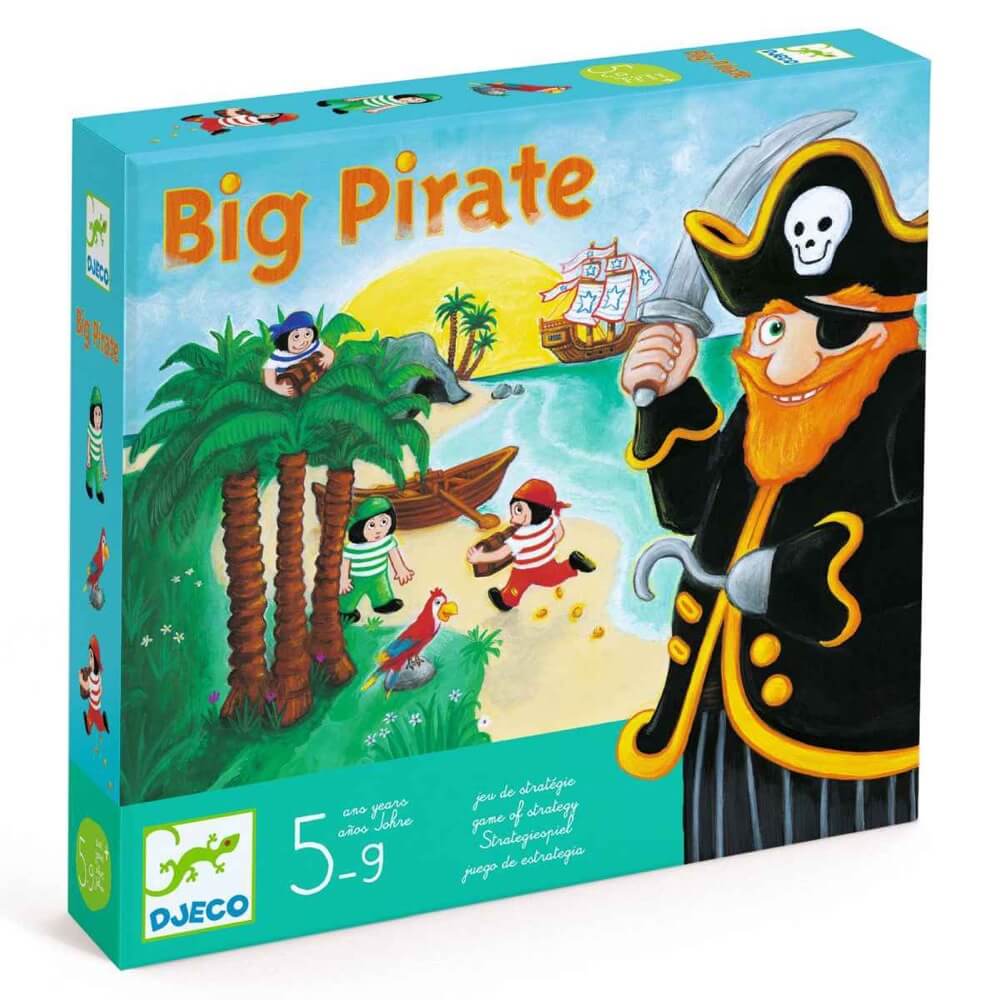 Jeu de stratégie Big Pirate-Djeco-Boutique LeoLudo