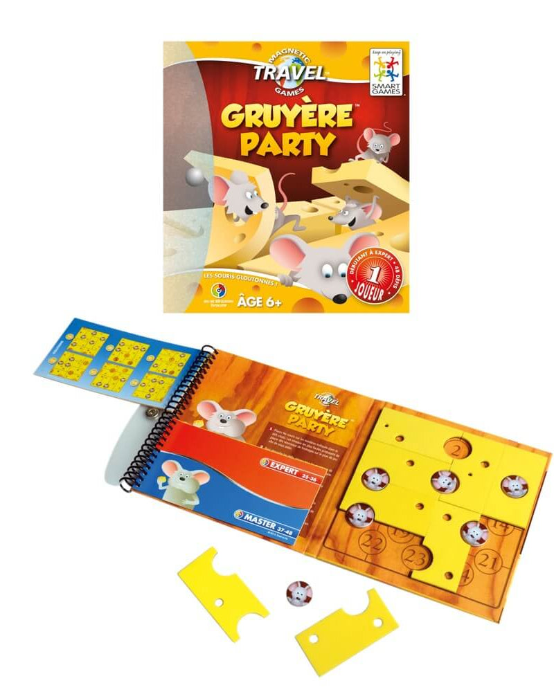 Jeu de voyage magnétique Gruyère Party - Jeux de logique - Boutique LeoLudo - Smart Games
