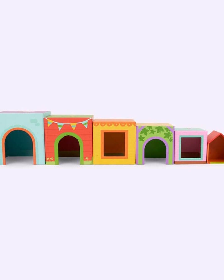 Jeu d'empilage Topaniferme - Jouets à trier & empiler - Boutique LeoLudo - Djeco