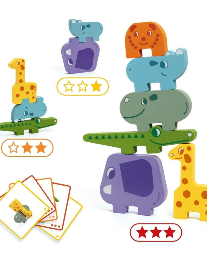Jeu d'équilibre Ze Totanimo - Jeux d'assemblage - Boutique LeoLudo - Djeco
