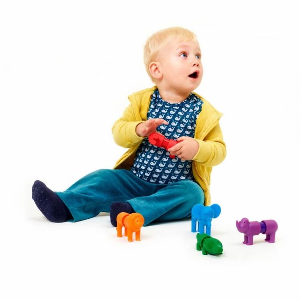 Jeu magnétique - Mes premiers animaux de la savane (18 mcx) - Jeux magnétiques - Boutique LeoLudo - SmartMax