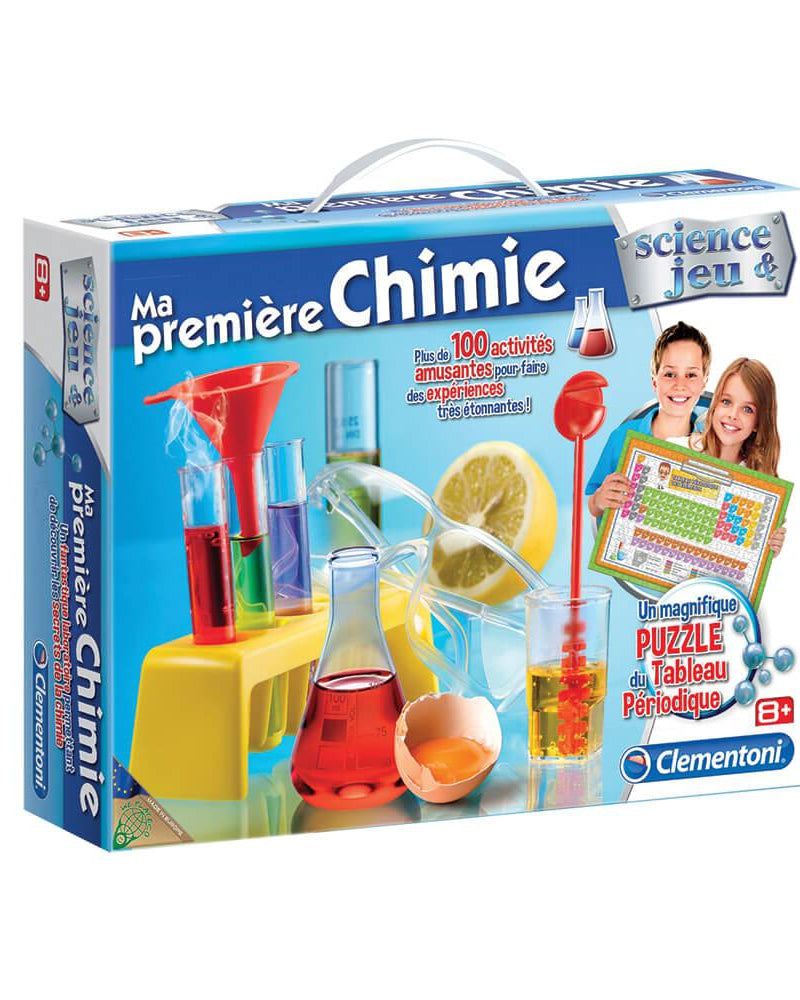 Jeu scientifique - Ma première chimie (v. FR) - Jeux scientifiques - Boutique LeoLudo - Clementoni