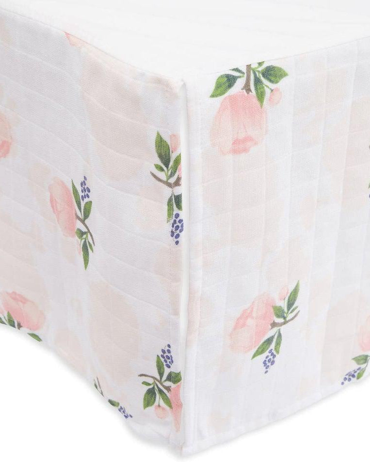 Jupe de lit de bébé en mousseline de coton - Literie - Boutique LeoLudo - Little Unicorn
