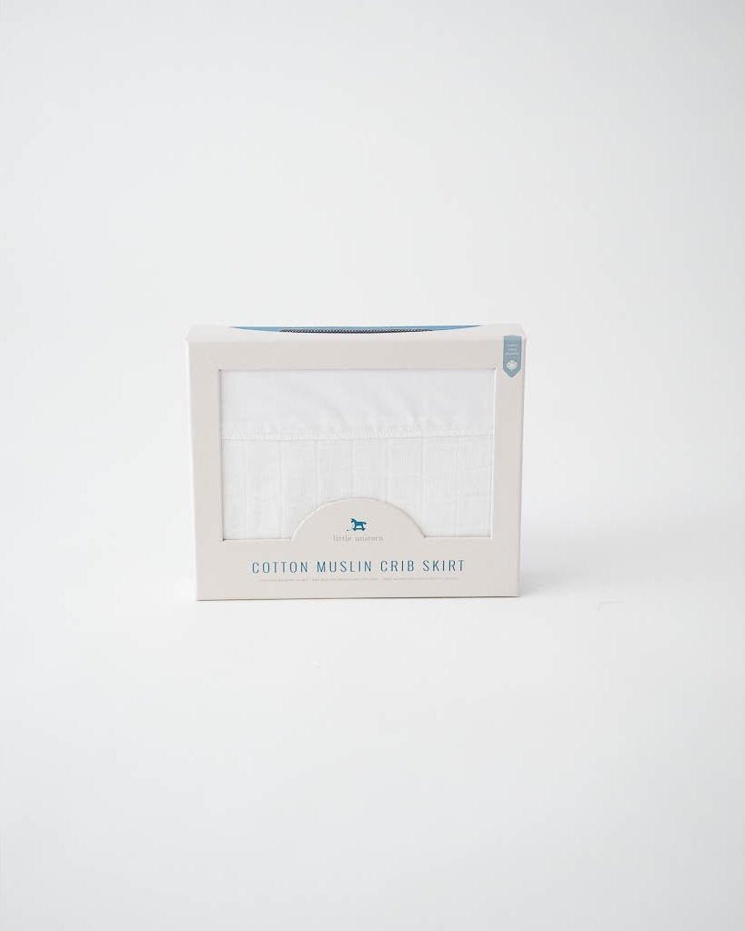 Jupe de lit de bébé en mousseline de coton - Literie - Boutique LeoLudo - Little Unicorn