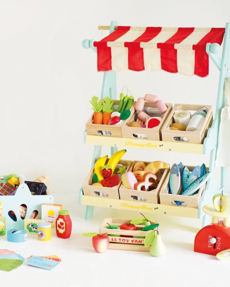 Kiosque de marché Honeybee - Jouets d'imitation - Boutique LeoLudo - Le Toy Van
