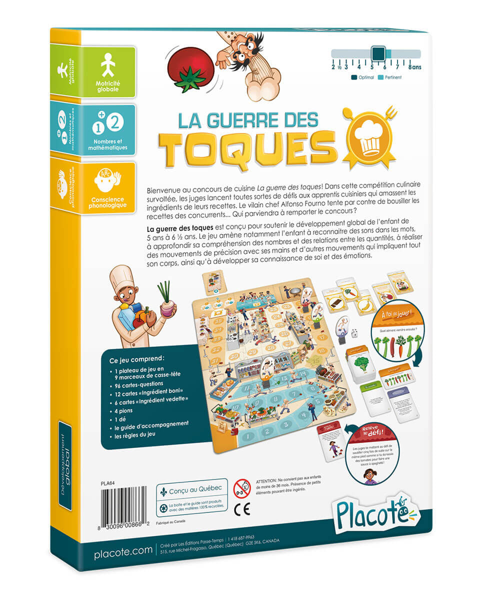 La guerre des toques - Jeux de société - Boutique LeoLudo - Placote