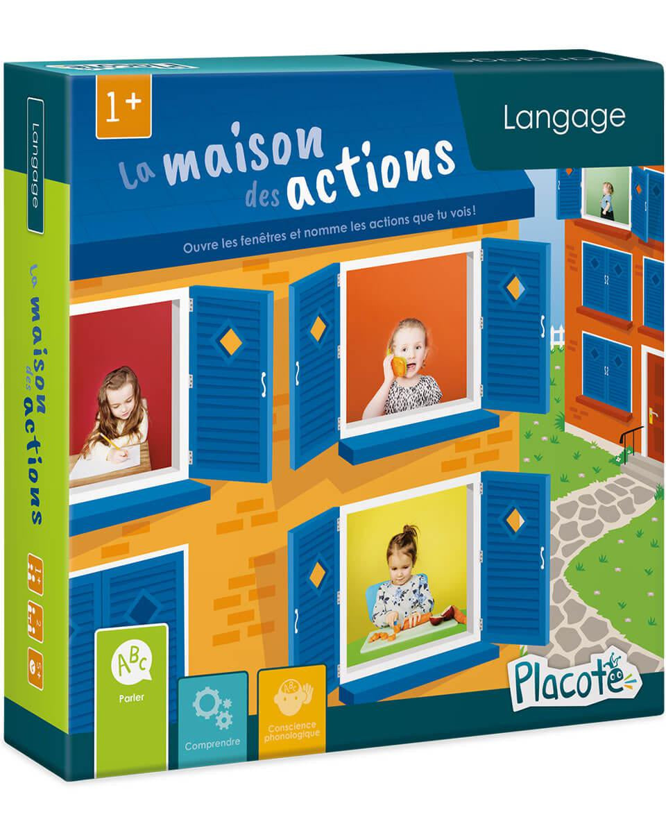 La maison des actions - Jeux éducatifs - Boutique LeoLudo - Placote