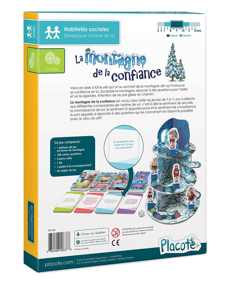 La montagne de la confiance - Jeux de société - Boutique LeoLudo - Placote