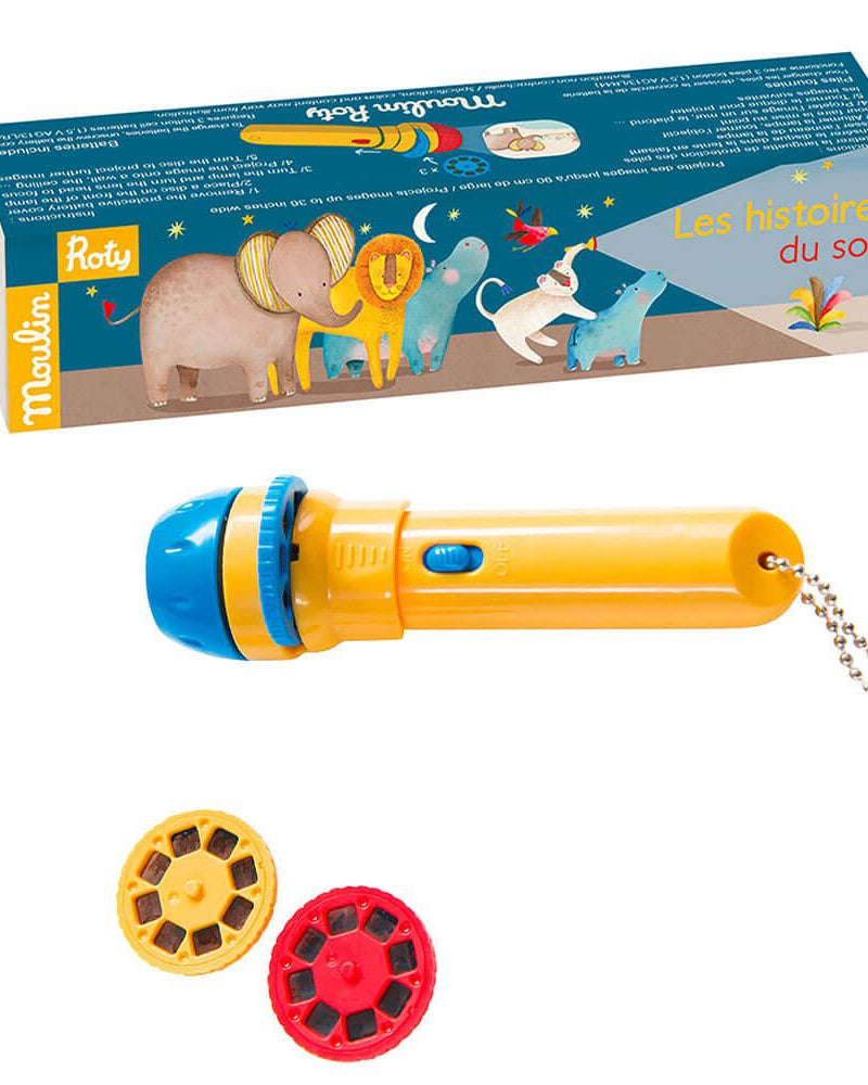 Lampe de poche - Histoires du soir - Lampes à histoire - Boutique LeoLudo - Moulin Roty