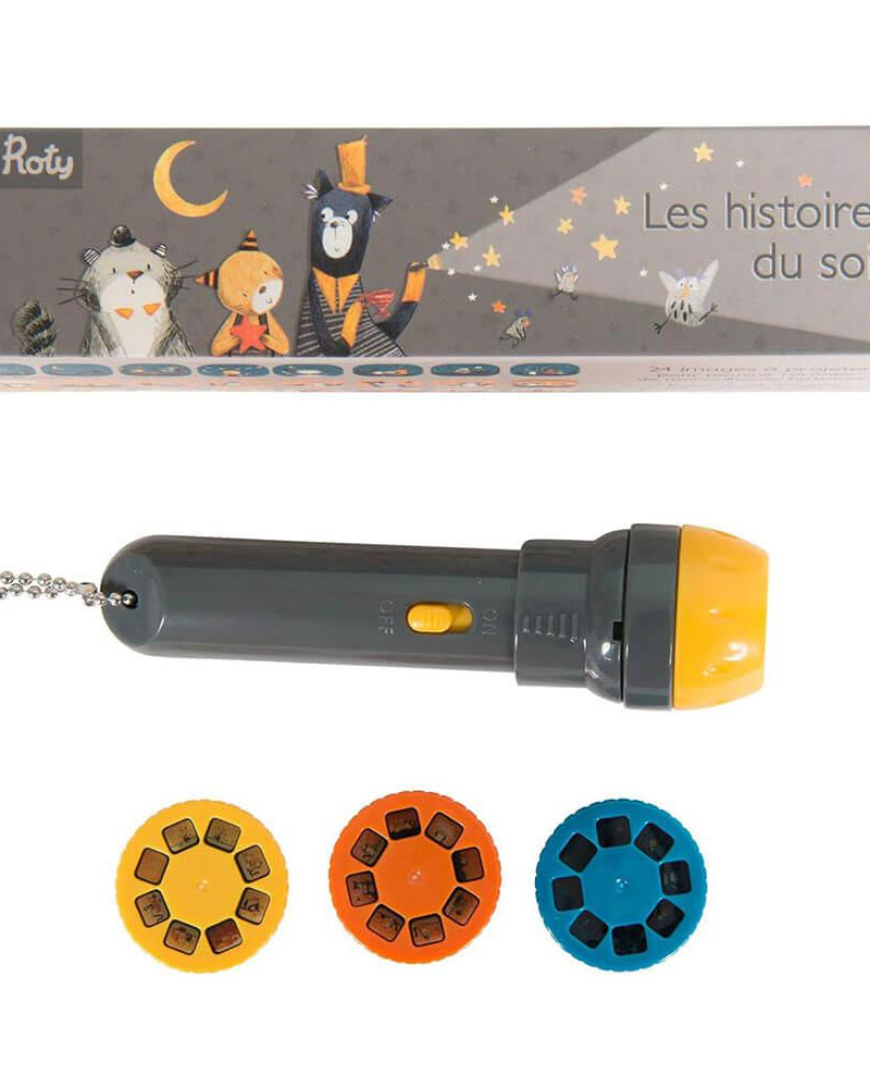 Lampe de poche - Histoires du soir - Lampes à histoire - Boutique LeoLudo - Moulin Roty