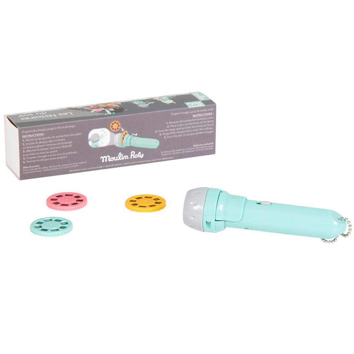 Lampe de poche - Histoires du soir-Moulin Roty-Boutique LeoLudo