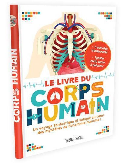 Le livre du corps humain - Livres - Boutique LeoLudo - Petits Génies