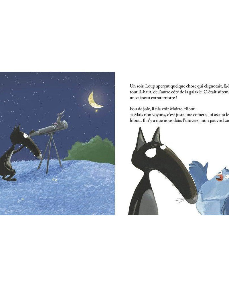 Le loup qui avait la tete dans les étoiles - Livres - Boutique LeoLudo - Auzou