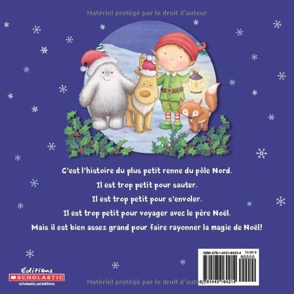 Le renne trop petit - Livres - Boutique LeoLudo - Scholastic