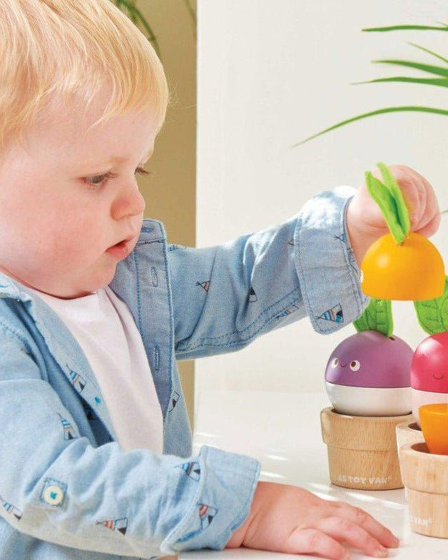 Légumes à empiler - Jouets à trier & empiler - Boutique LeoLudo - Le Toy Van