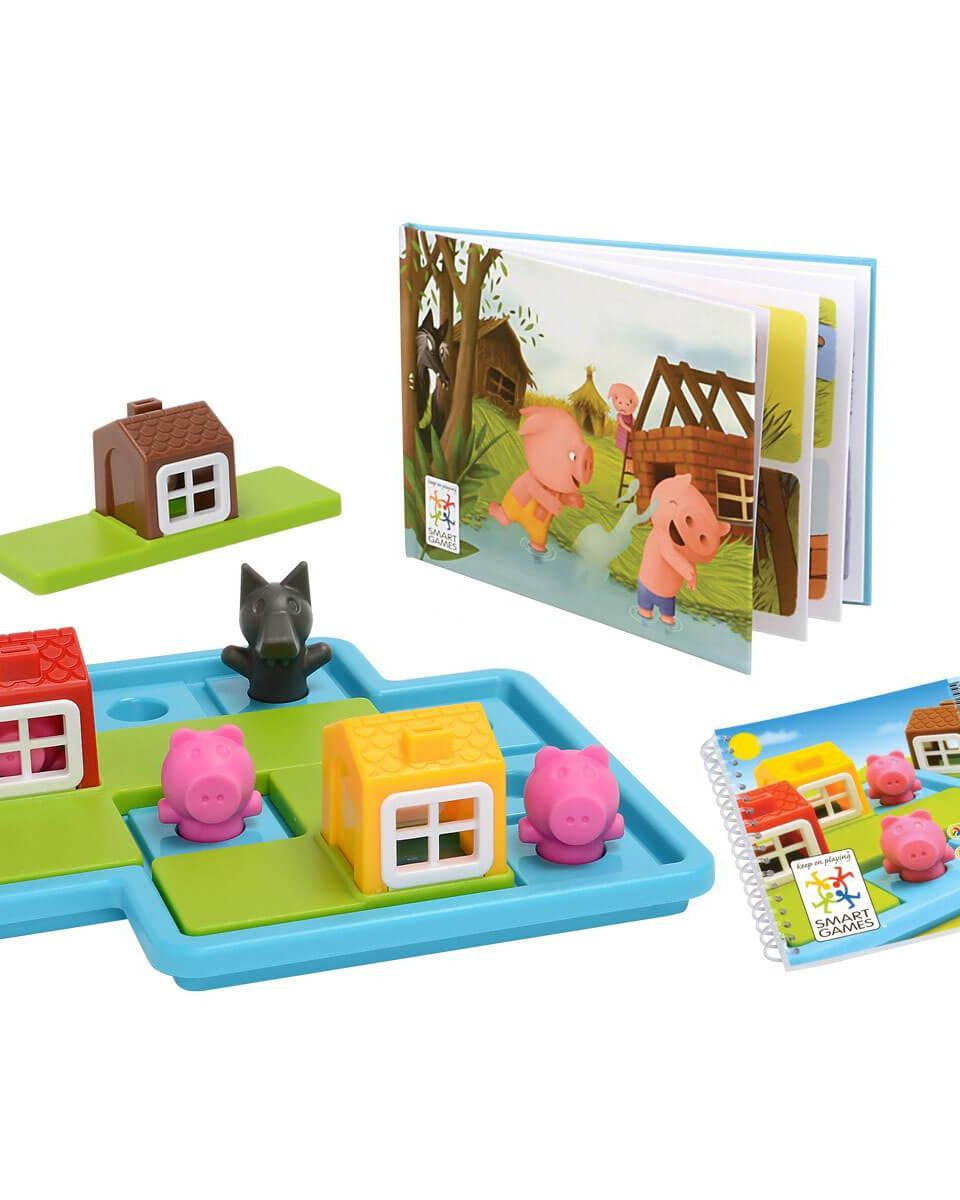 Les 3 petits cochons Deluxe - Jeux de logique - Boutique LeoLudo - Smart Games