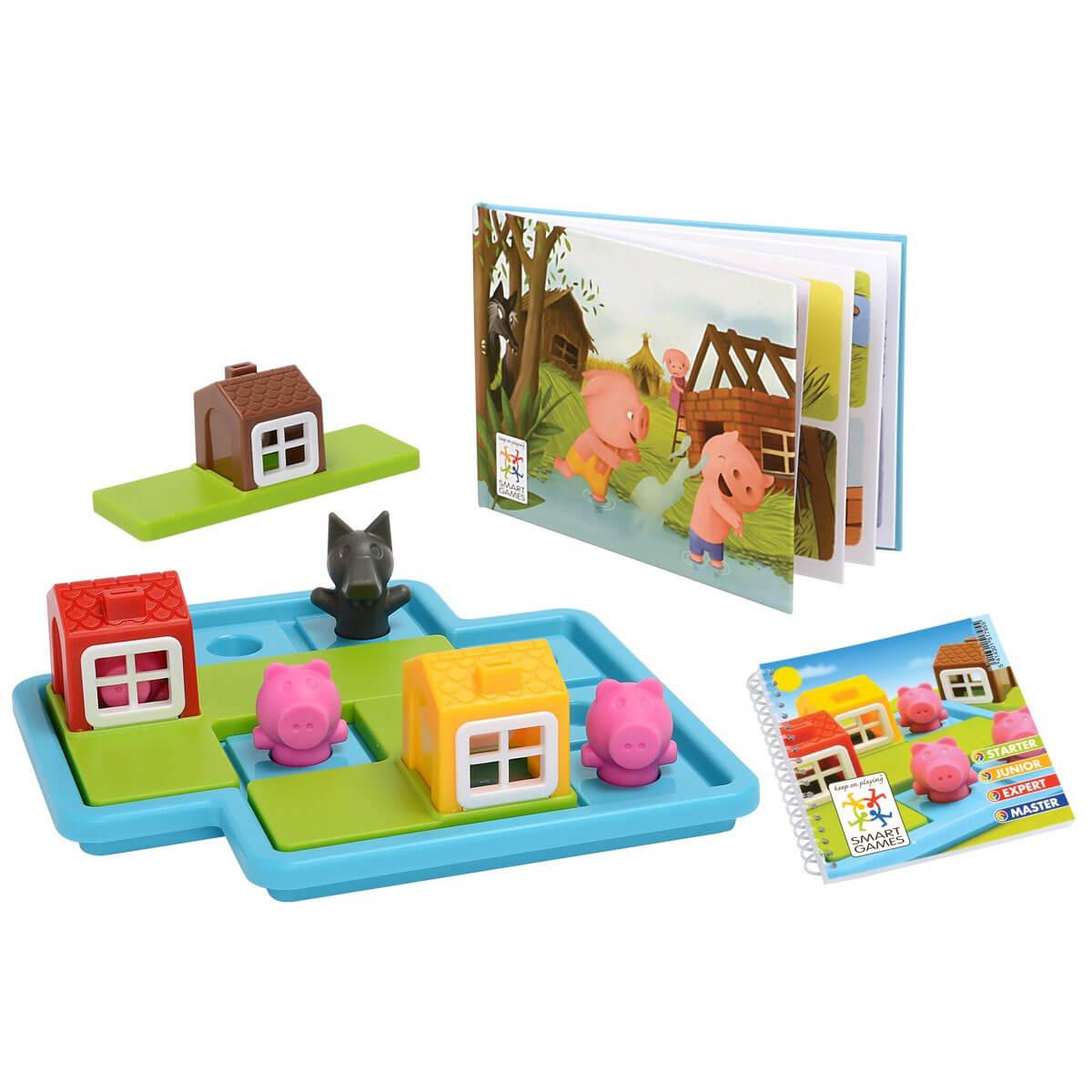 Les 3 petits cochons Deluxe - Jeux de logique - Boutique LeoLudo - Smart Games